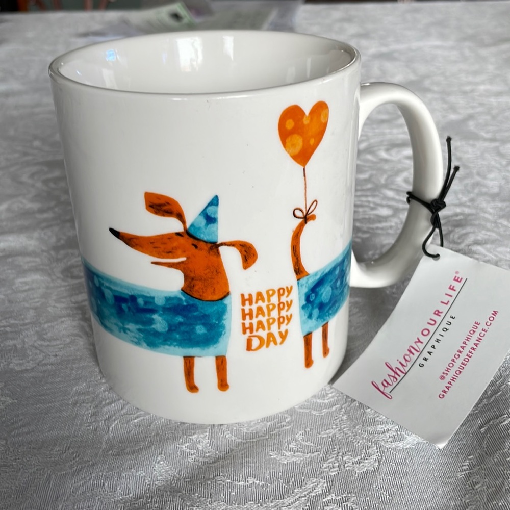 Dachshund happy birthday large mug